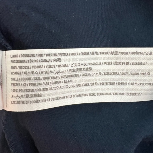 Abercrombie & Fitch Floral Babydoll Dress Womens Large Cottagecore Beach Coastal - Picture 9 of 11